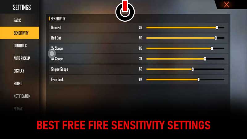 Free Fire Sensitivity Settings