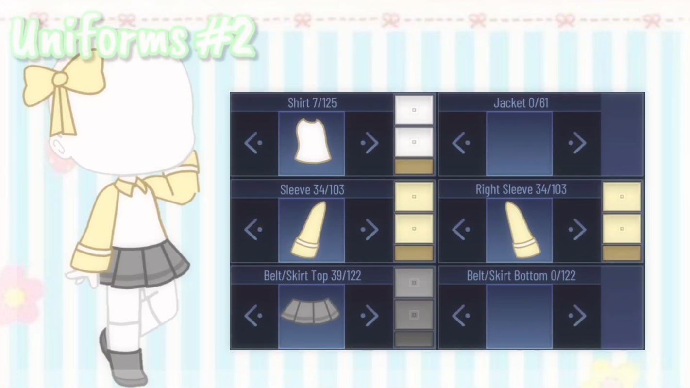 Gacha Club Outfit Ideas School 1