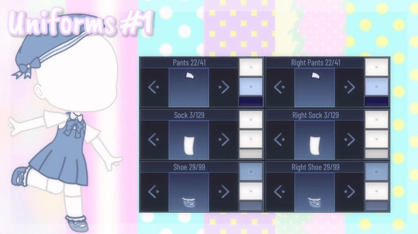 Gacha Club Outfit Ideas School 1