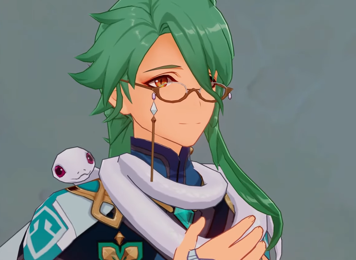 Genshin Impact Dendro Character_Baizhu