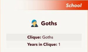 Goth Clique Bitlife
