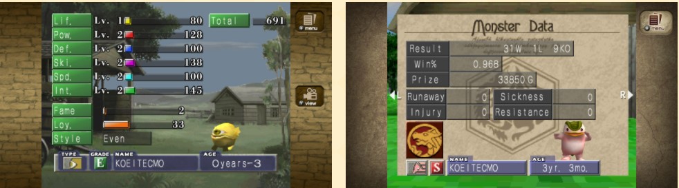 Monster Rancher 2 Tier List