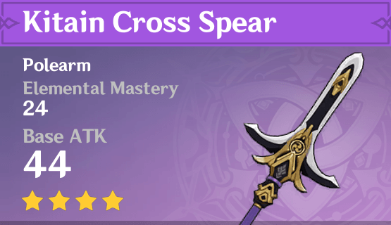 Polearm Inazuma Craftable Weapons