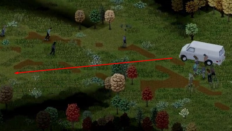 Project Zomboid Military Base location 4
