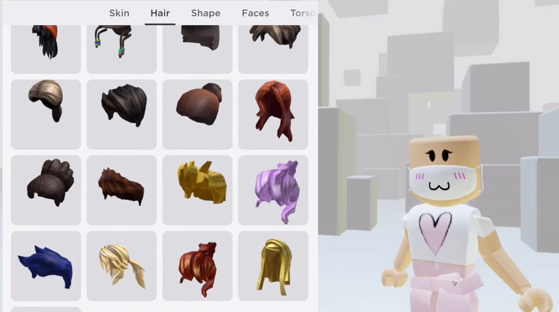 Roblox Hair codes