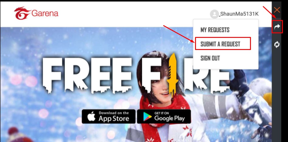 Free Fire Submit A Request Guide