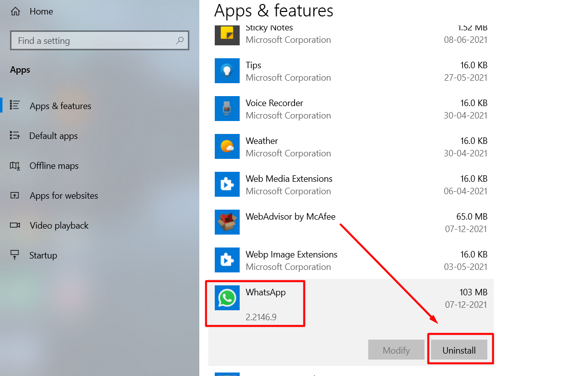 WhatsApp dekstop not opening fix
