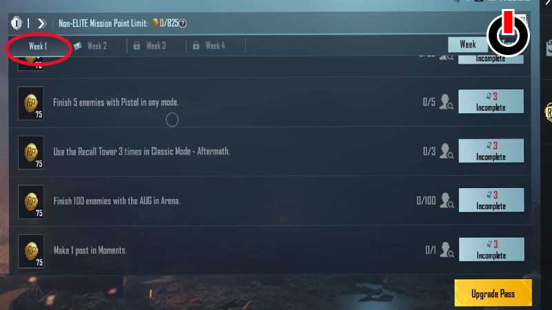 BGMI M7 RP Missions