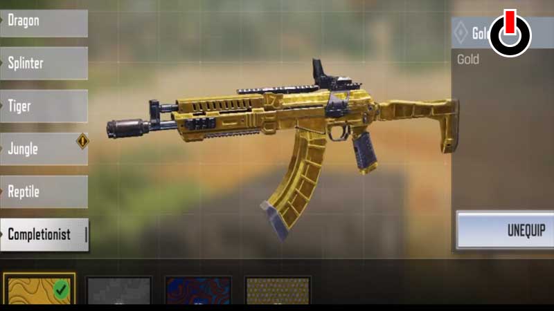 Gold Camo COD Mobile