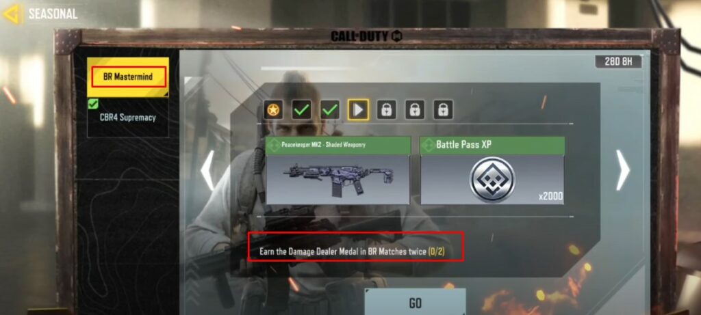 Damage Dealer Medal CODM