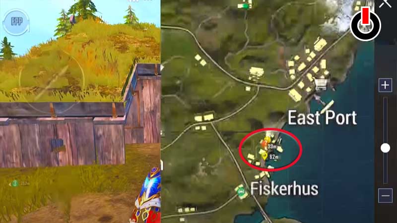 BGMI Spiderman web shooter location