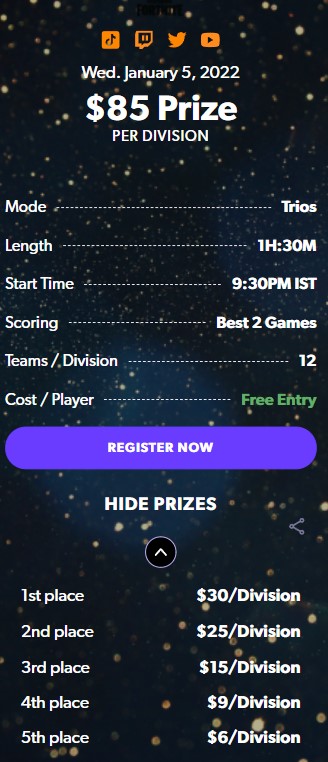 Fortnite Z League 1