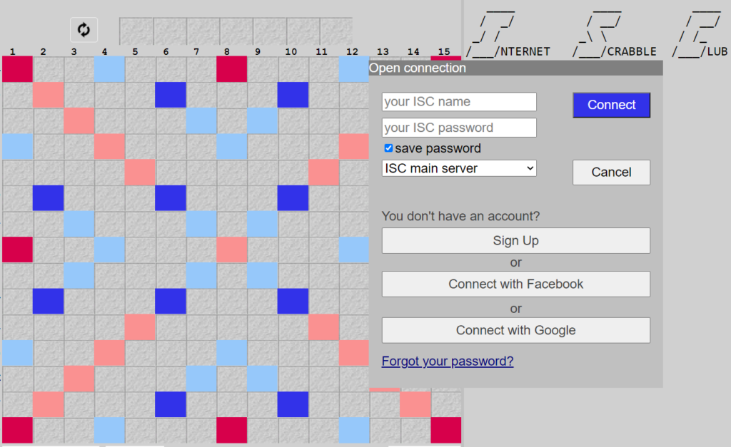 ISC Scrabble Play Online