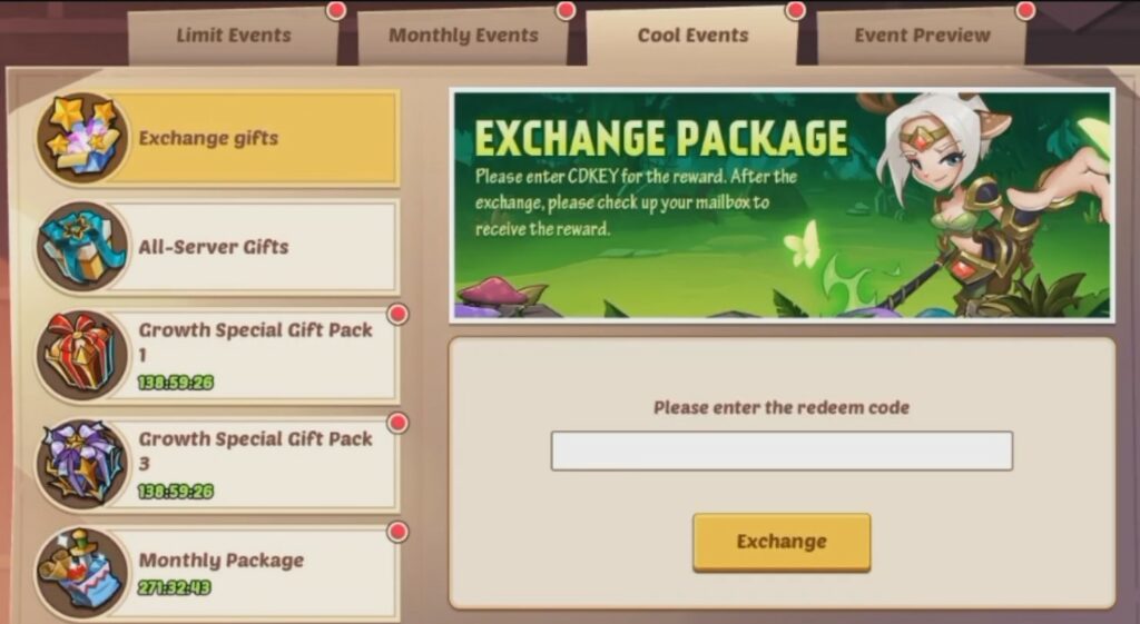 Idle Heroes Code List 1