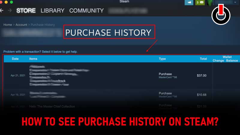 Steam purchase history