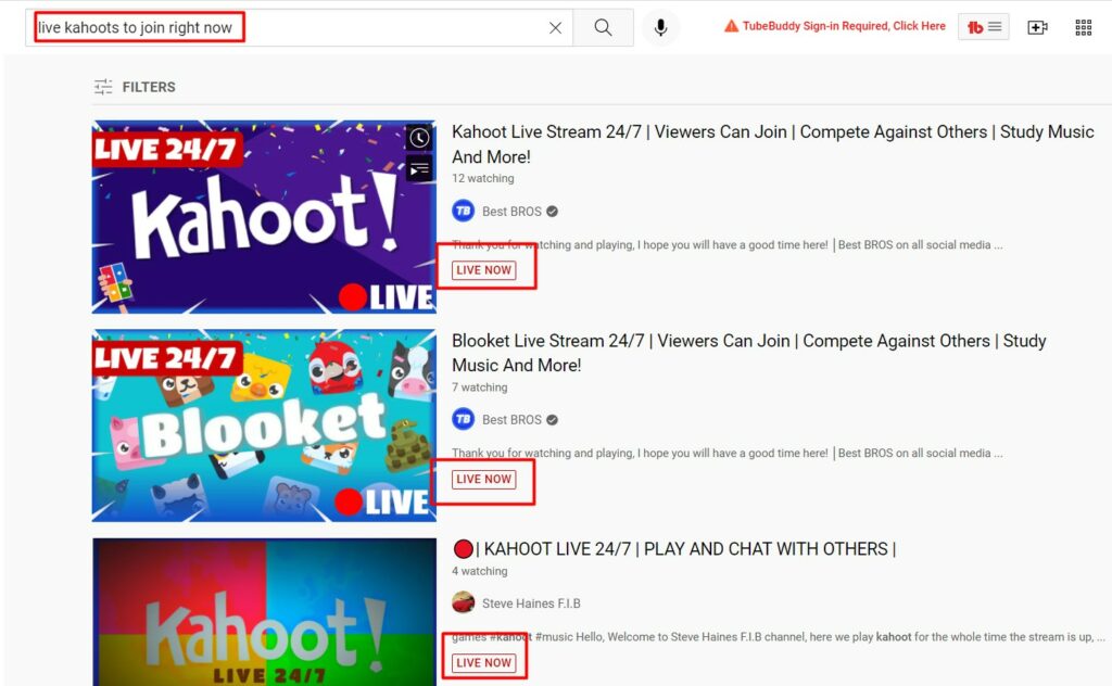 Random Kahoot Codes