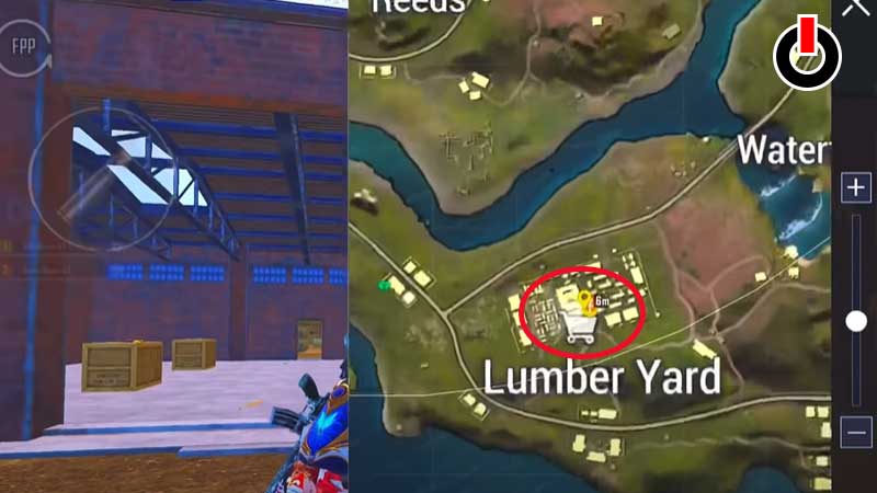 BGMI Spiderman web shooter location