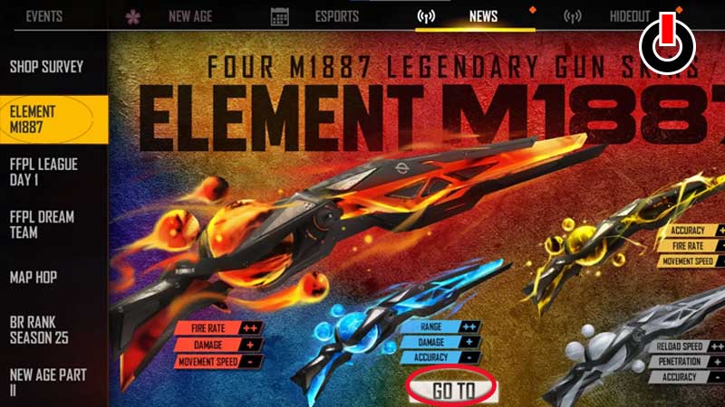 Free Fire M1887 Gun Skin Guide