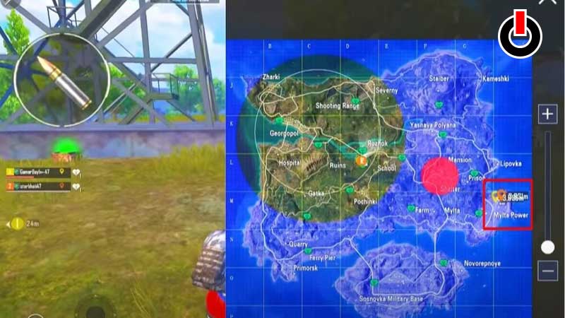 BGMI Spiderman web shooter location