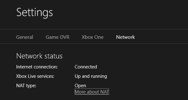 NAT Type Xbox Party Chat Down
