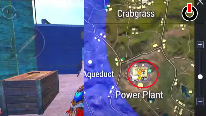 BGMI Spiderman web shooter location