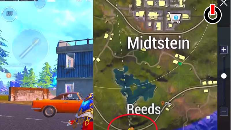 BGMI Spiderman web shooter location