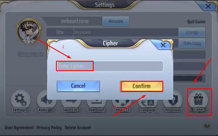 Saint Seiya Awakening Codes