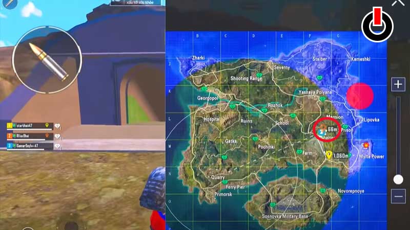 BGMI Spiderman web shooter location