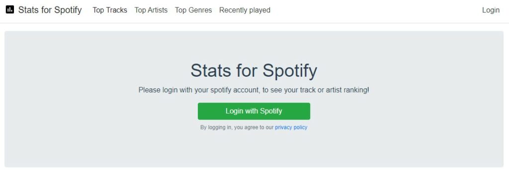 StatsForSpotify
