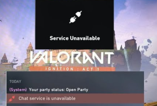 Valorant Friends Service Unavailable