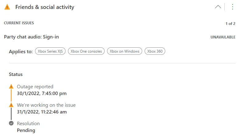 Xbox Party Chat Down Fix 1