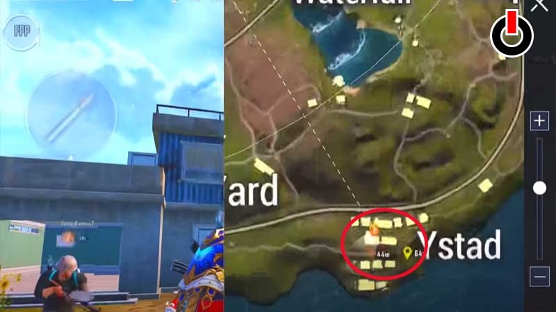 BGMI Spiderman web shooter location
