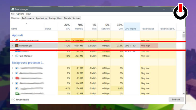 Minecraft not using GPU