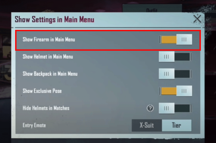 How to get a gun in lobby in BGMI
