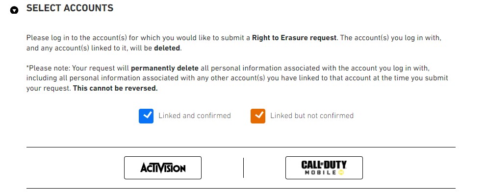 COD Mobile Delete Account With UID 1
