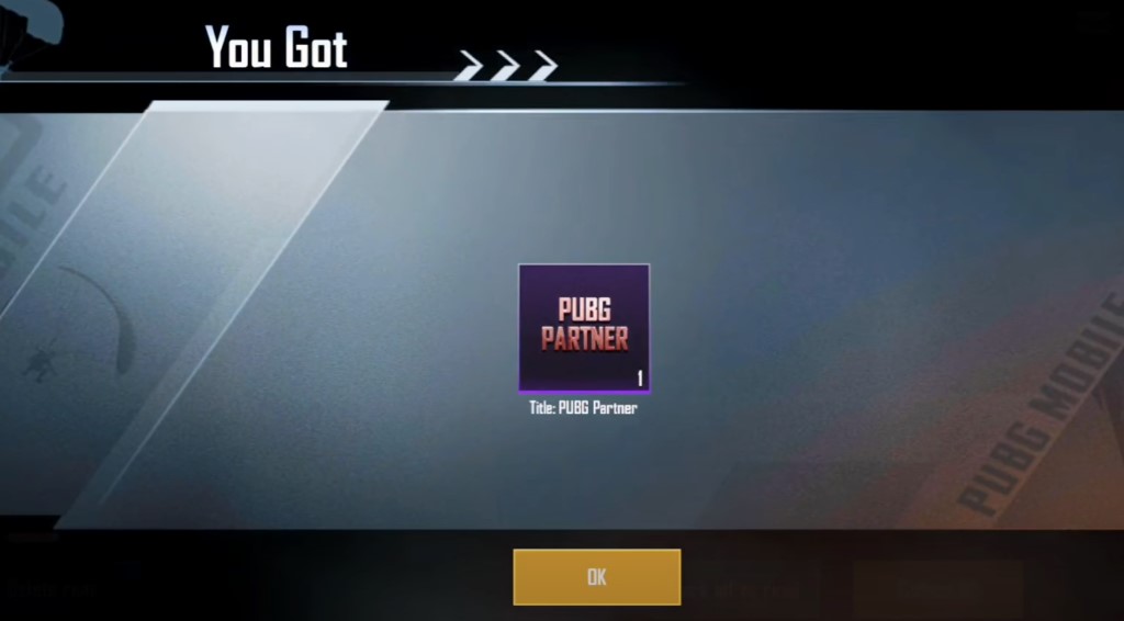 PUBG Partner Title