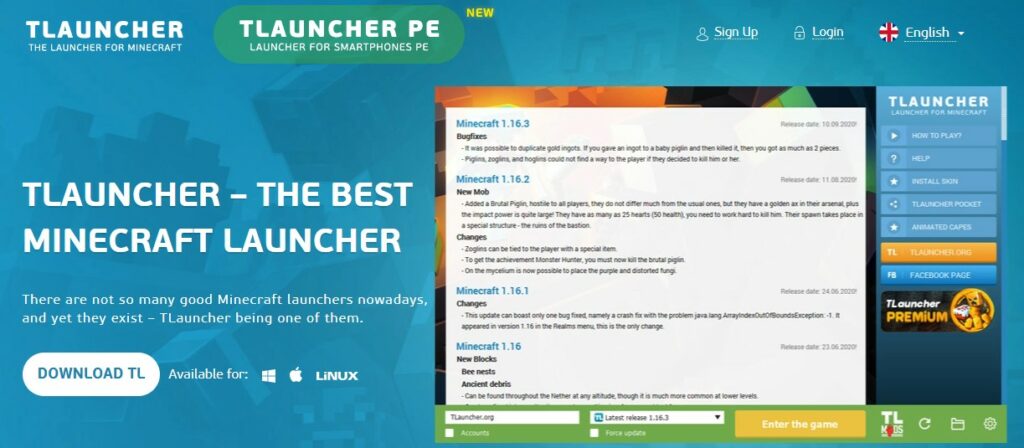 TLauncher Minecraft