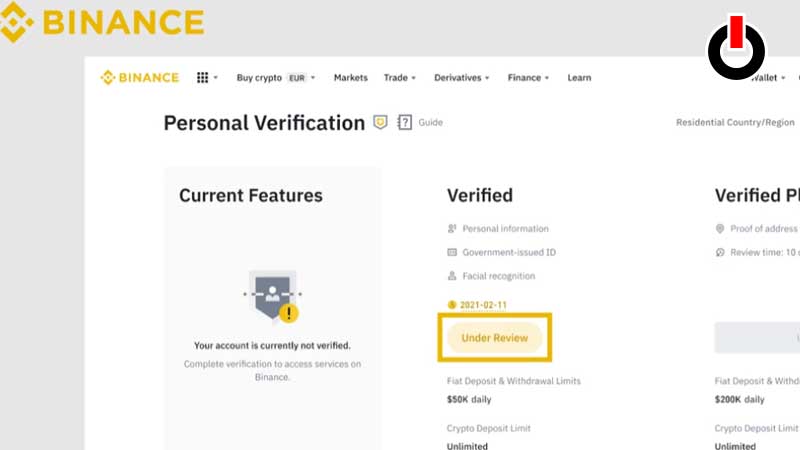 Binance Verification
