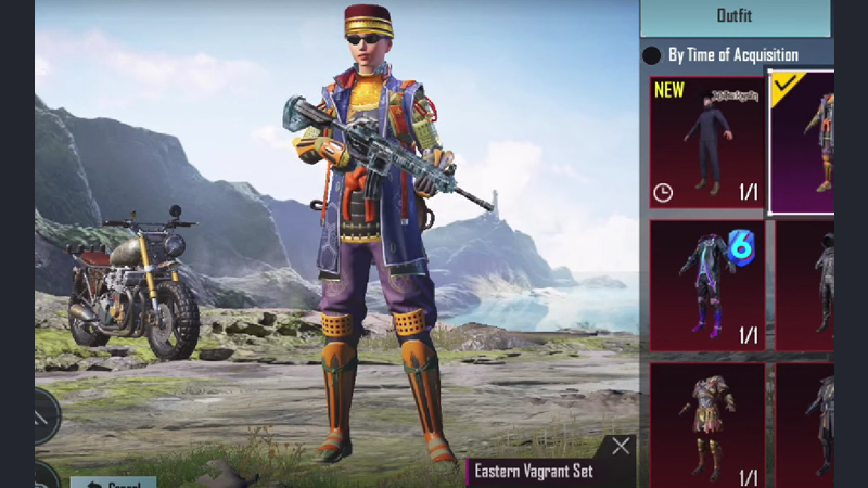 eastern vagrant set bgmi