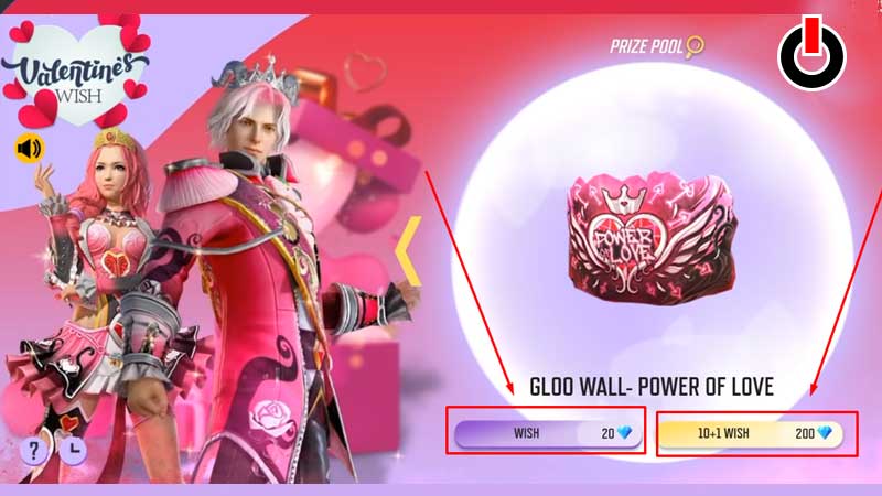 Free Fire Valentine Event