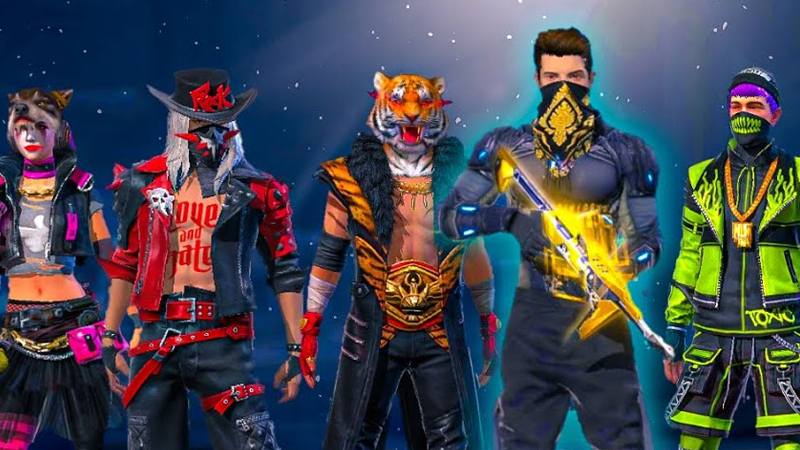 Legendary Emotes And Bundles Free Fire