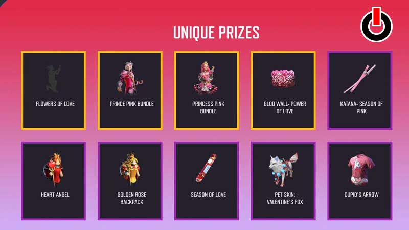 Free Fire Valentine Event
