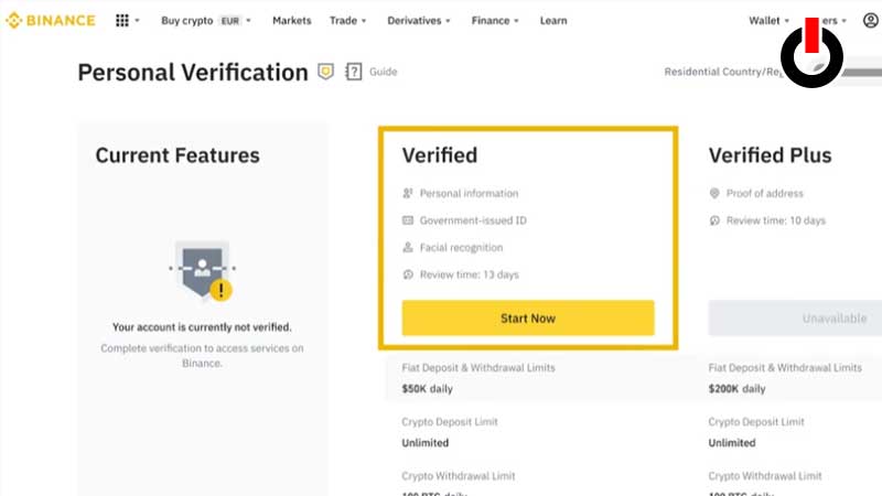 Binance Verification