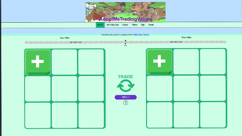 Adopt Me Trading Value App