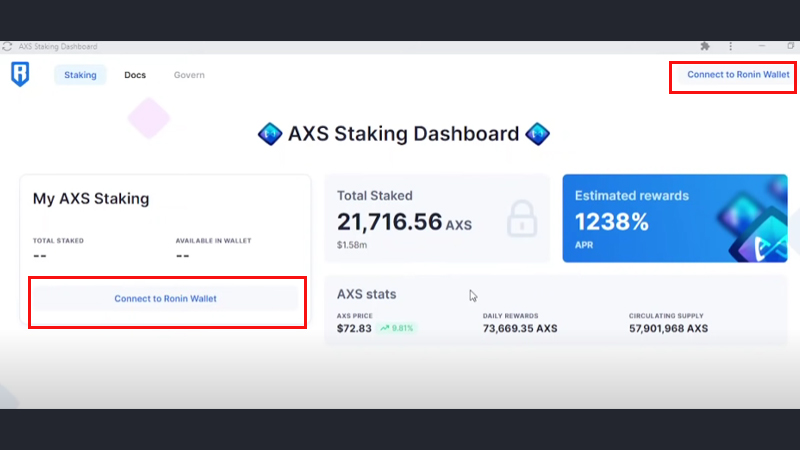 Staking In Axie Infinity