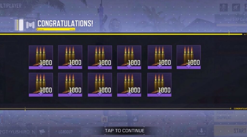 Ammo Points Counter Intel CODM