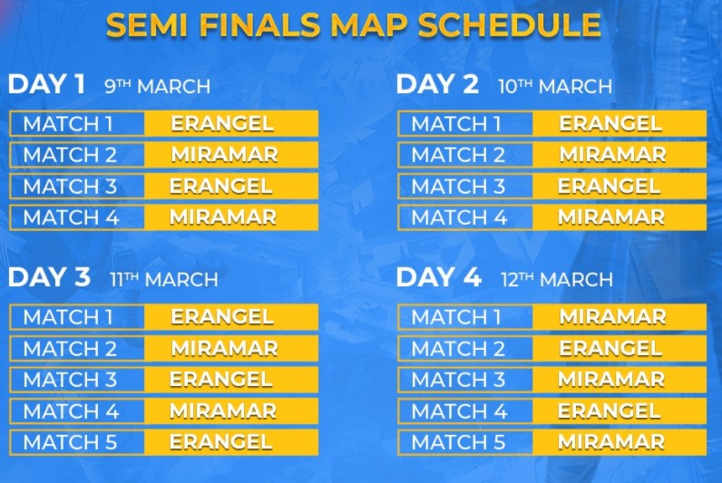 BGMI PRO LEAGUE SCHEDULE 2022