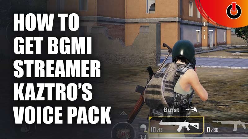 BGMI Streamer Kaztro's Voice Pack