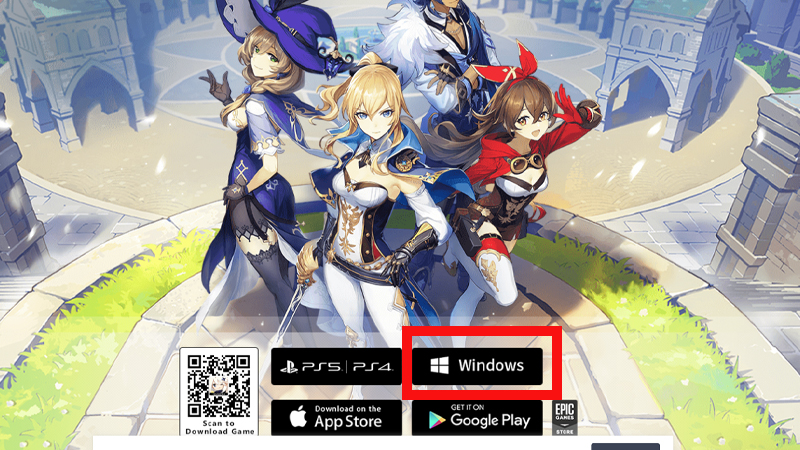 Download Genshin Impact on Windows 10