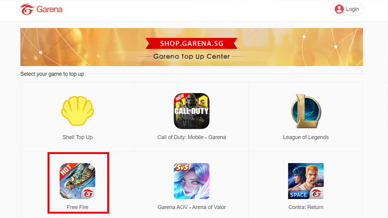 Use Garena Shells In Free Fire